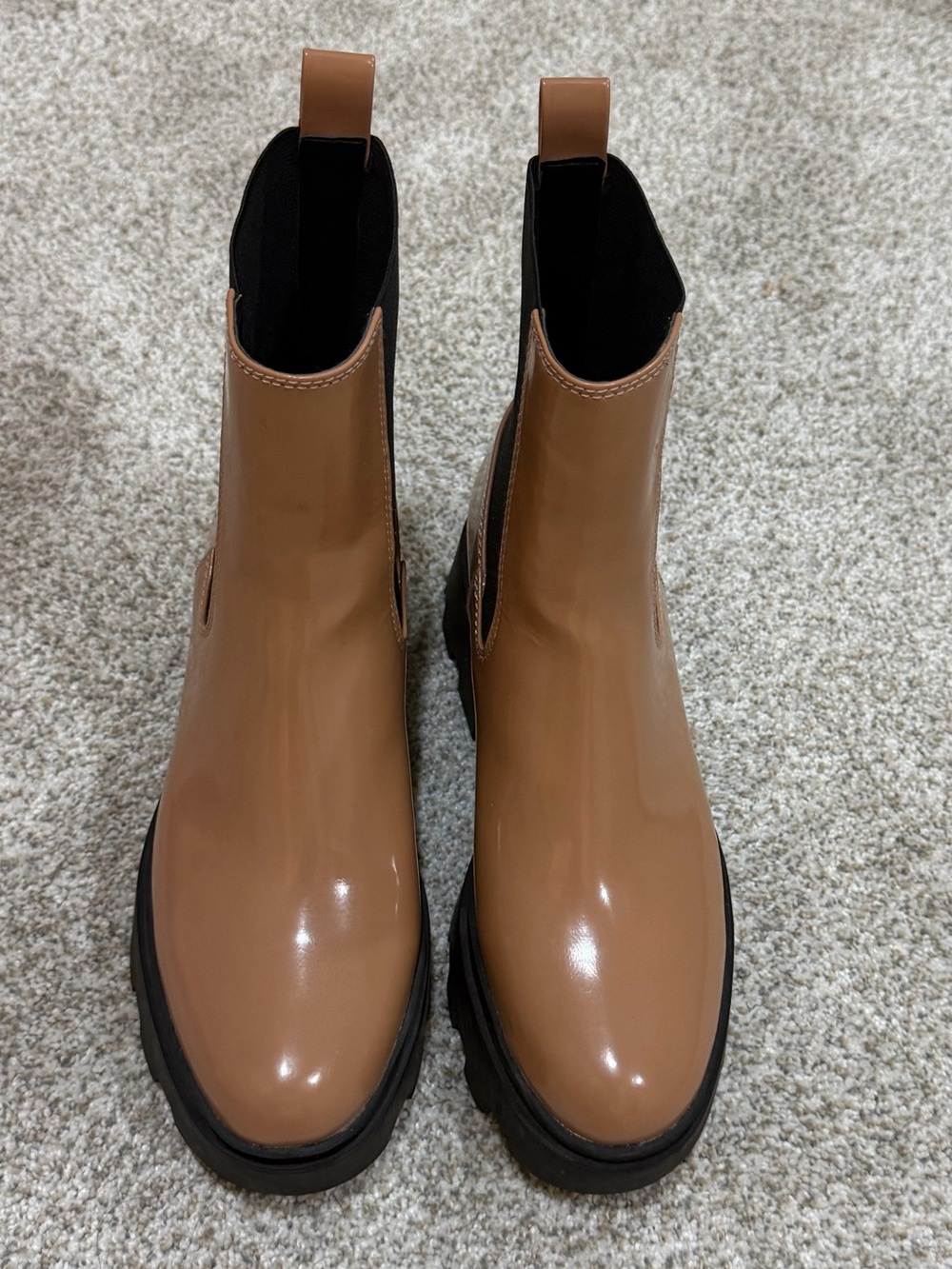 Open Edit Chelsea Ankle Rain Boots – Women’s Size 7.5M